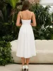 Backless Flowy Solid Cami Midi Dress sold by Parthea Fashion