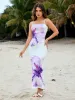 Backless Floral Print Bodycon Cami Dress sold by Parthea Fashion