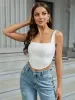 Jacquard Crisscross Back Top sold by Parthea Fashion