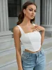 Jacquard Crisscross Back Top sold by Parthea Fashion