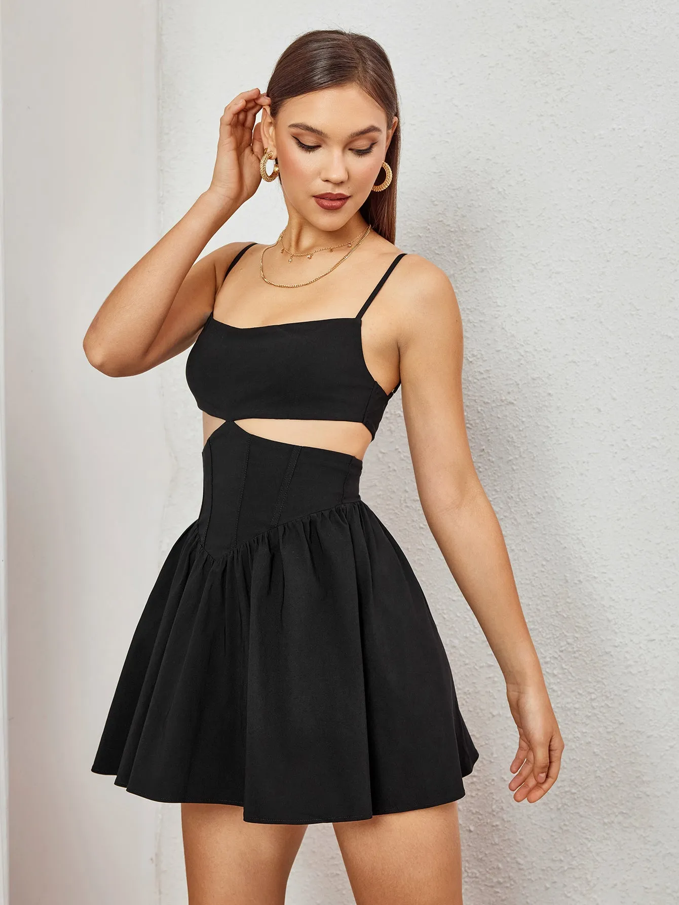 Backless Cut Out Cami Dress sold by Parthea Fashion product image thumbnail 4