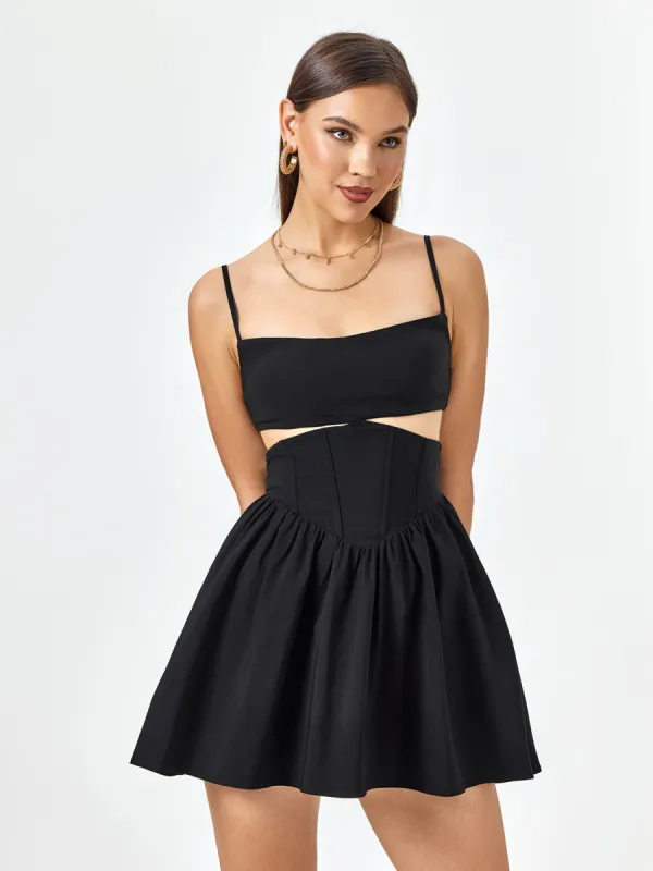 Backless Cut Out Cami Dress sold by Parthea Fashion