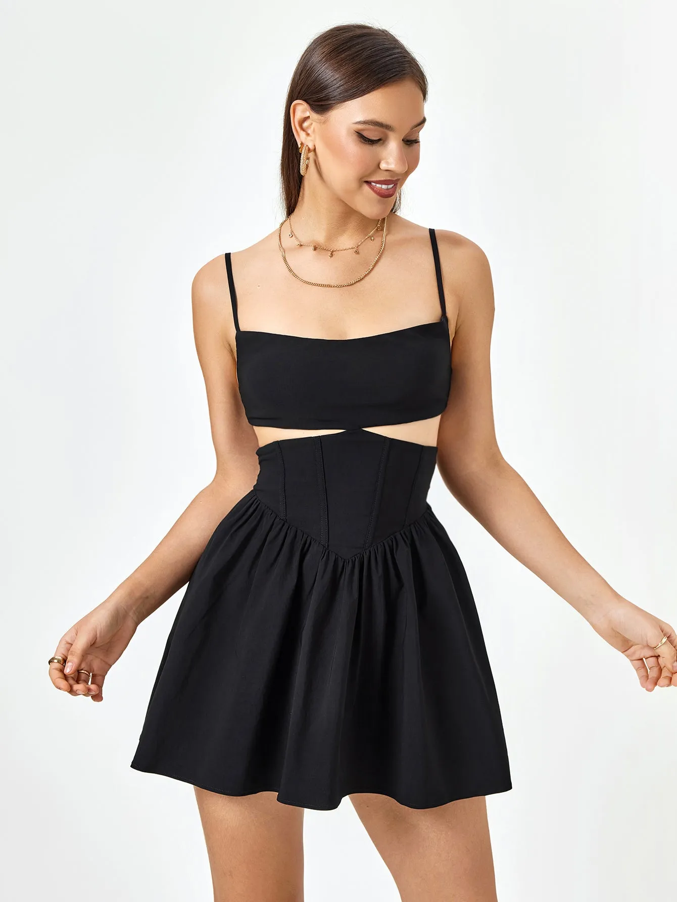 Backless Cut Out Cami Dress sold by Parthea Fashion product image thumbnail 3