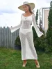 Tie Back Perspective Knit Maxi Dress sold by Parthea Fashion