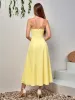 Ruched Bust Split Thigh Maxi Tube Dress sold by Parthea Fashion