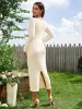 O-Neck Split Hem Back Bodycon Dress sold by Parthea Fashion