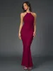 Halter Backless Mesh Sequin Bodycon Dress sold by Parthea Fashion