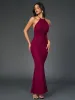 Halter Backless Mesh Sequin Bodycon Dress sold by Parthea Fashion