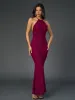 Halter Backless Mesh Sequin Bodycon Dress sold by Parthea Fashion