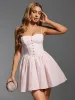 Jacquard Embellished Button Flared Cami Dress sold by Parthea Fashion