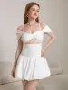 Cut Out Twist Front Cold Shoulder Ruched Cake Dress sold by Parthea Fashion