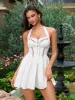 Halter Embellished Ruched Bust Backless Dress sold by Parthea Fashion