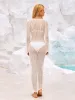 Split Thigh Perspective Knit Maxi Dress sold by Parthea Fashion