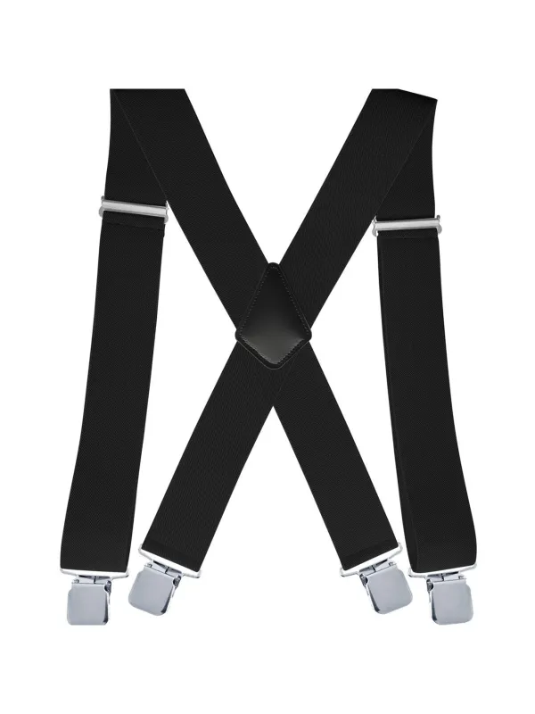 Parthea X-Back Adjustable Elastic Suspenders sold by Parthea Fashion