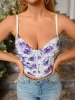 V Neck Ruched Cami Top sold by Parthea Fashion