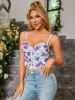V Neck Ruched Cami Top sold by Parthea Fashion