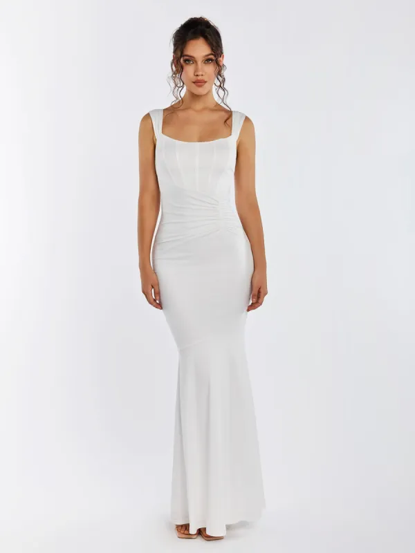 Ruched Corset Mermaid Backless Dress sold by Parthea Fashion