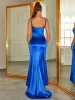 Mermaid Cut Out Satin Maxi Dress sold by Parthea Fashion