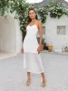 V-Neck Backless Lace Maxi Dress sold by Parthea Fashion