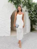 V-Neck Backless Lace Maxi Dress sold by Parthea Fashion