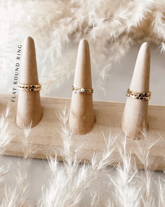 FLAT ROUND RINGS (1 RING) sold by Stylin by Aylin