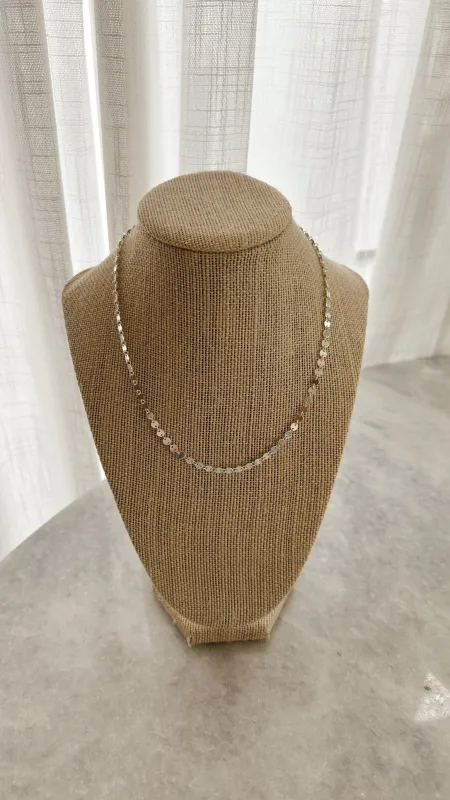 THE LUX SILVER NECKLACE sold by Stylin by Aylin