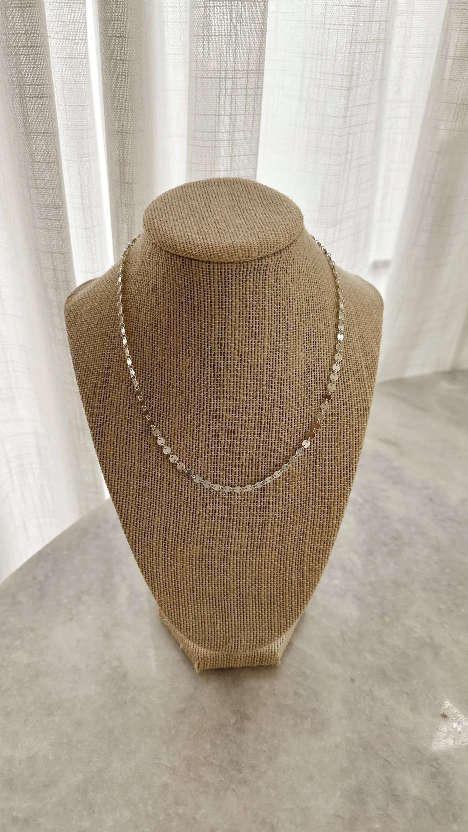 THE LUX SILVER NECKLACE sold by Stylin by Aylin