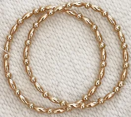 THE OVAL MIX BRACELET - GOLD sold by Stylin by Aylin product image thumbnail 2