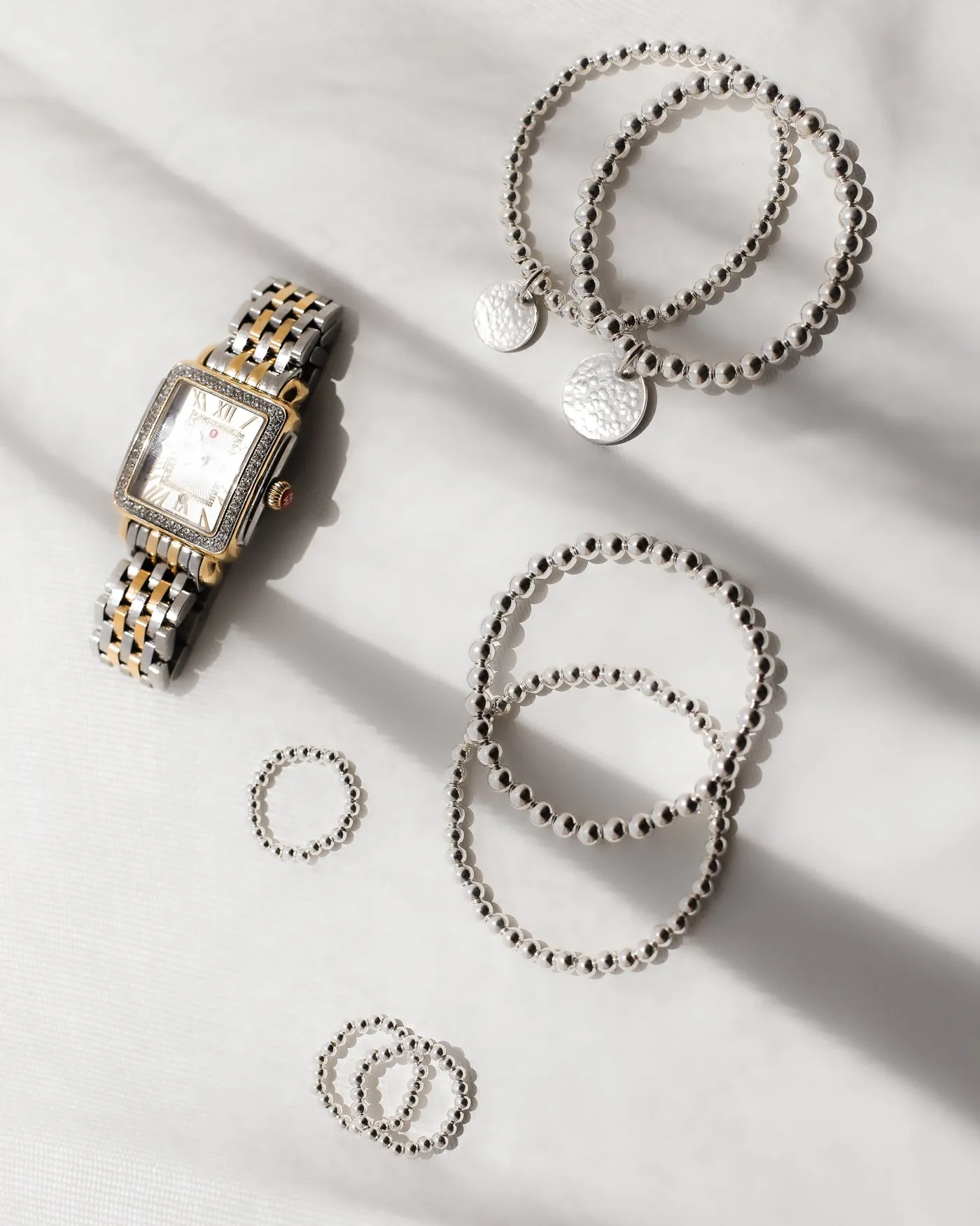 THE BEADED RING - SILVER sold by Stylin by Aylin product image thumbnail 3