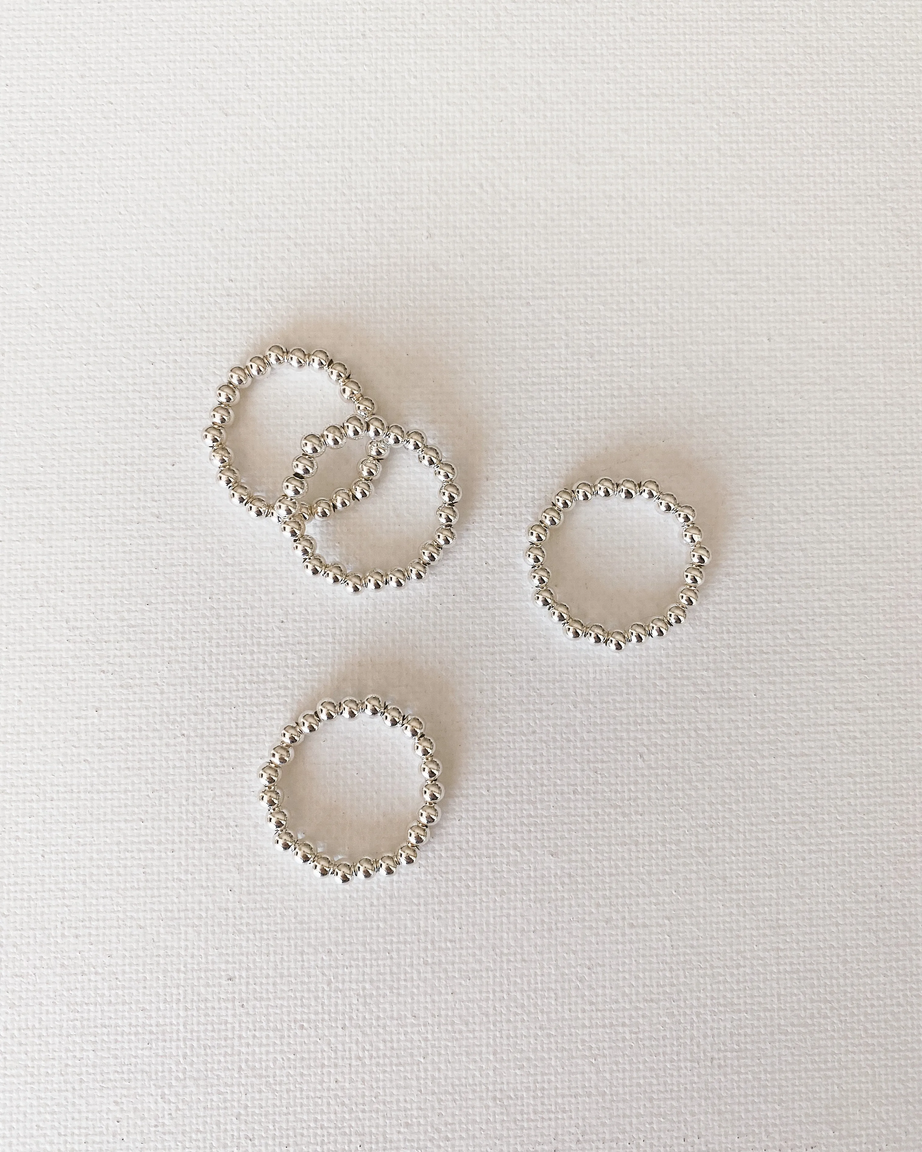 THE BEADED RING - SILVER sold by Stylin by Aylin product image thumbnail 2