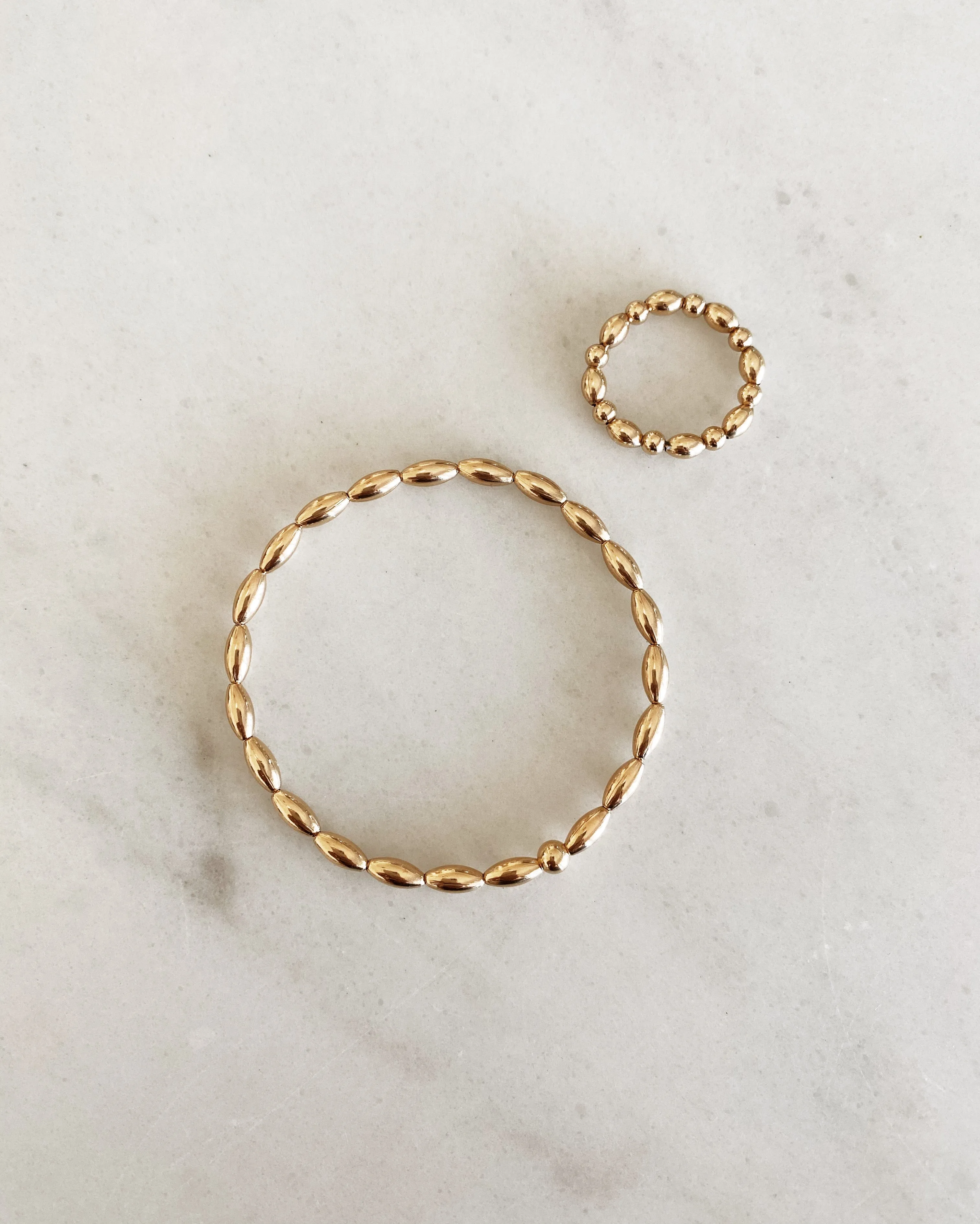 THE OVAL BRACELET - GOLD sold by Stylin by Aylin product image thumbnail 2