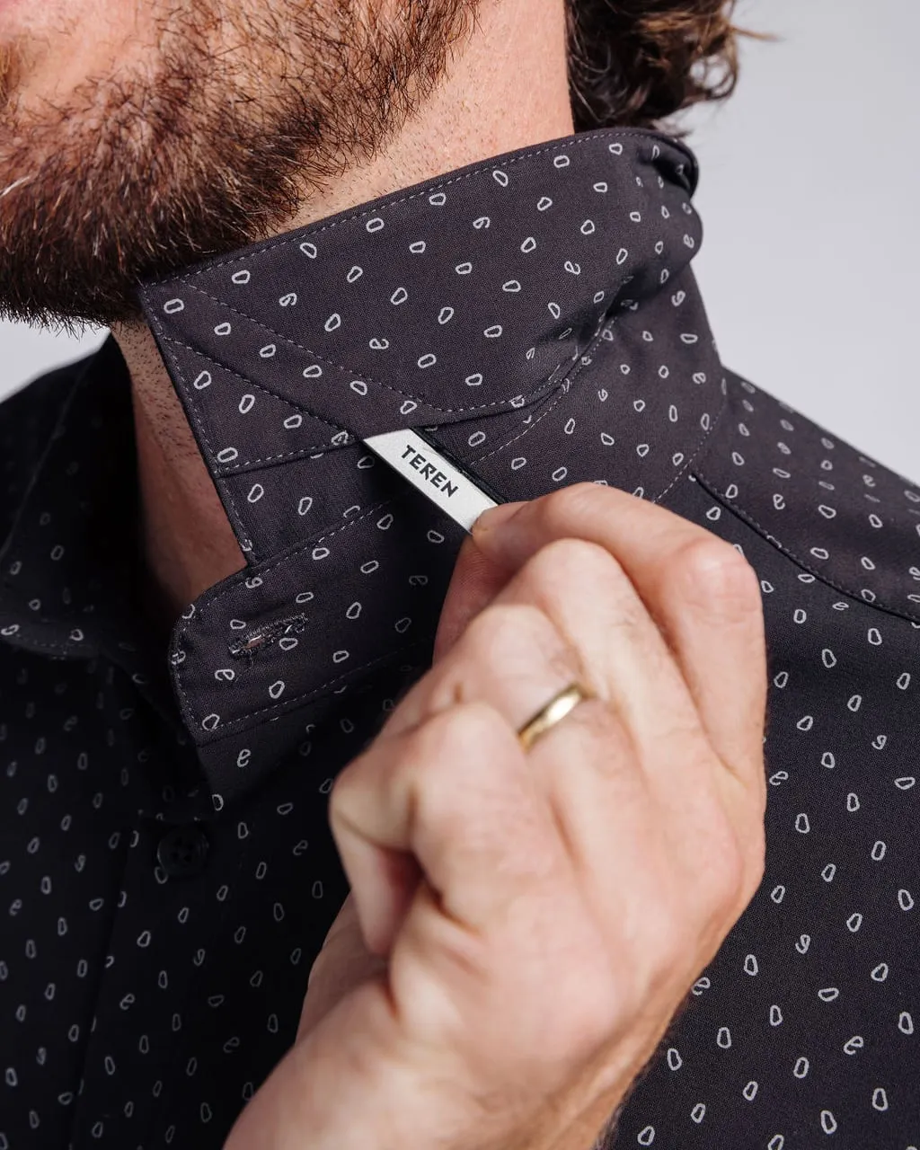 Daily Driver Shirt - Charcoal Carabiners sold by TEREN Designs product image thumbnail 5