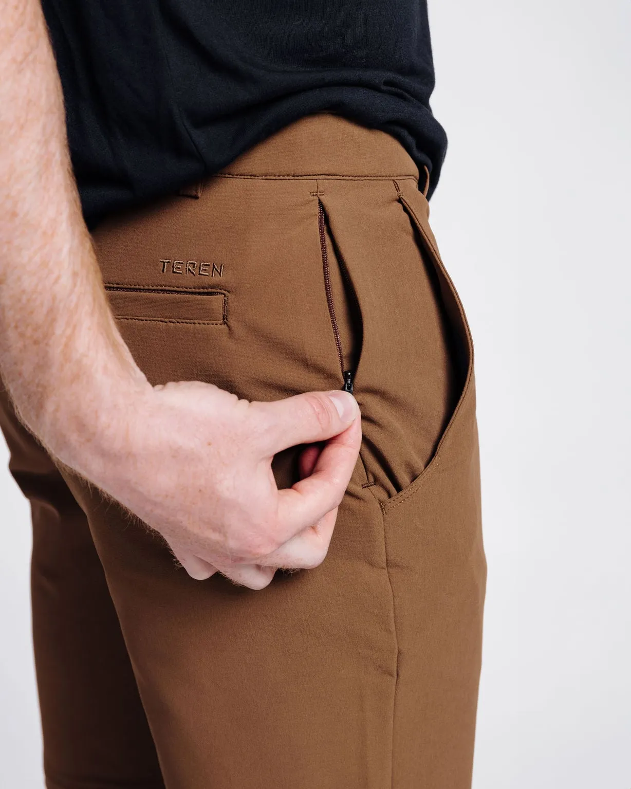 Daily Driver Shorts - Brown sold by TEREN Designs product image thumbnail 5