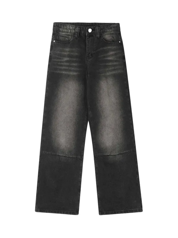 Thesupermade Gothic Letter Embroidered Jeans - 1936 sold by Thesupermade