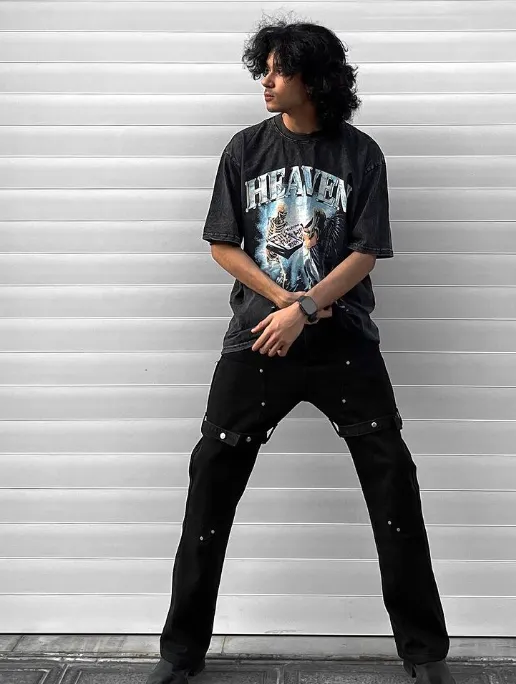 Thesupermade Skull Vintage High Street Casual T-shirt - 1683 sold by Thesupermade product image thumbnail 2