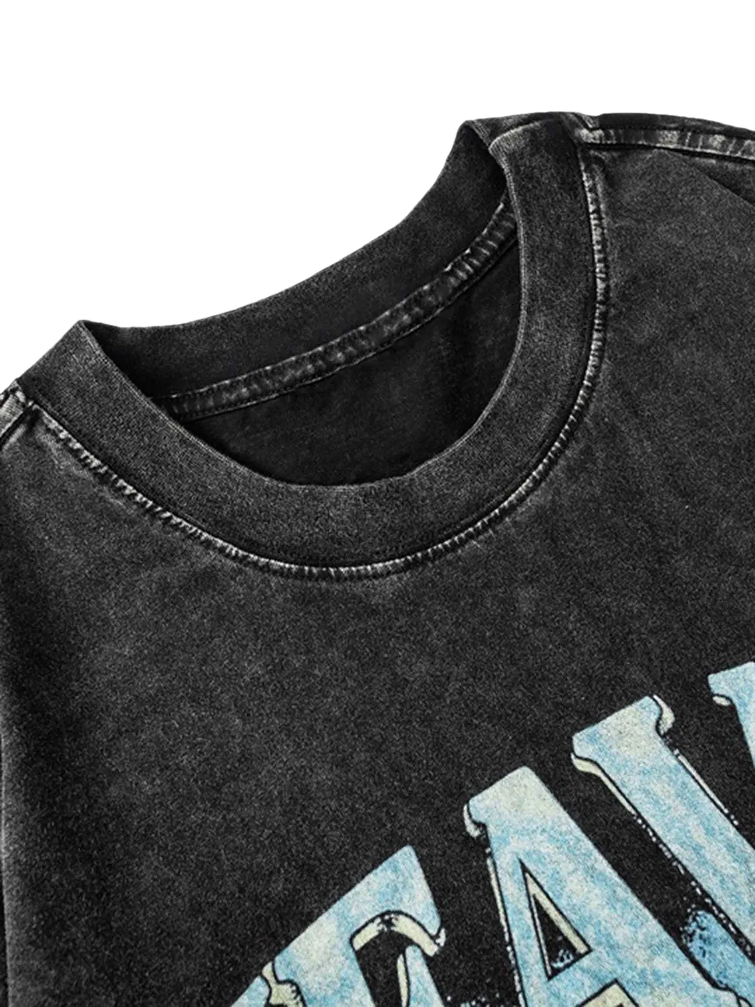 Thesupermade Skull Vintage High Street Casual T-shirt - 1683 sold by Thesupermade product image thumbnail 4