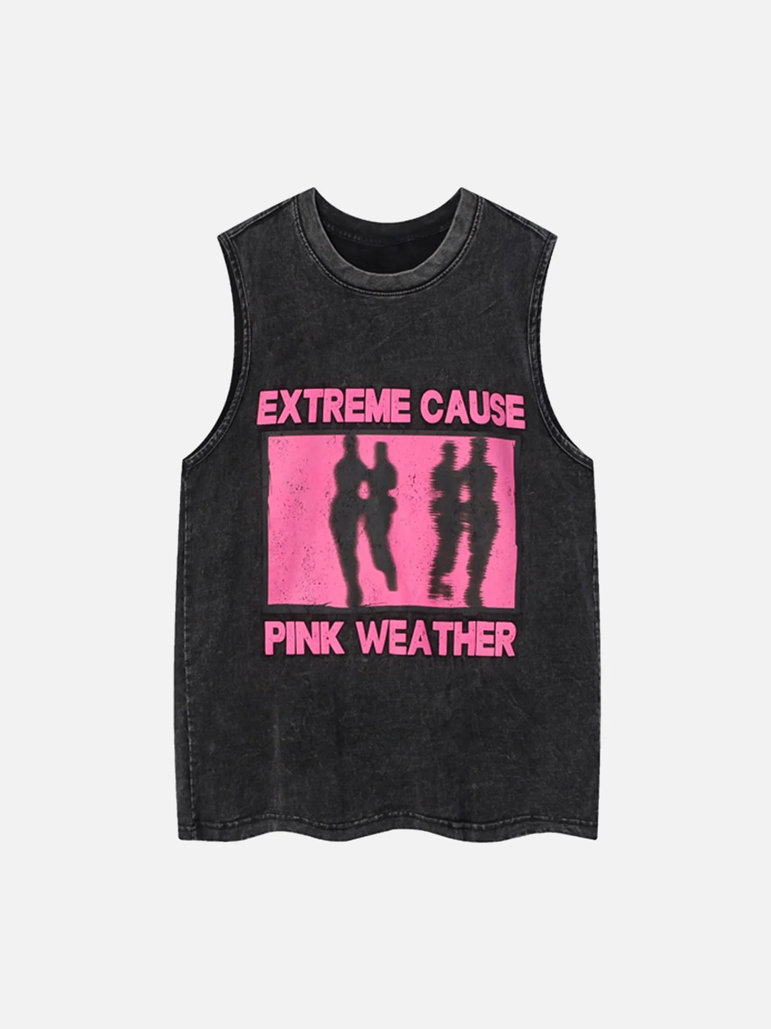 Thesupermade Vintage Washed Art Portrait Vest sold by Thesupermade product image thumbnail 5