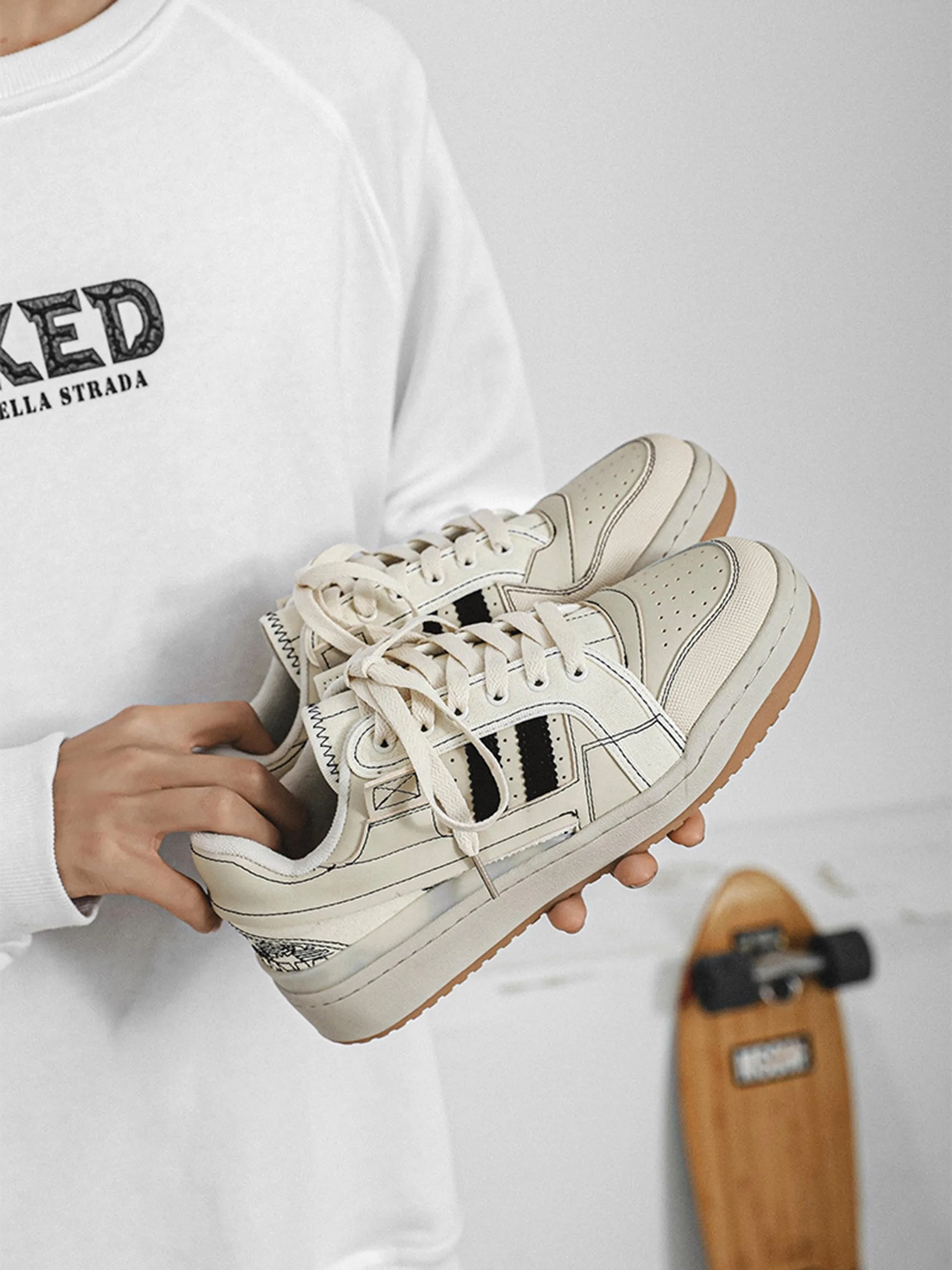 Thesupermade Retro Skateboard Shoes - 1937 sold by Thesupermade product image thumbnail 2