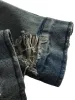 Thesupermade High Street Hip-hop Distressed Washed Denim Jacket - 2242 sold by Thesupermade