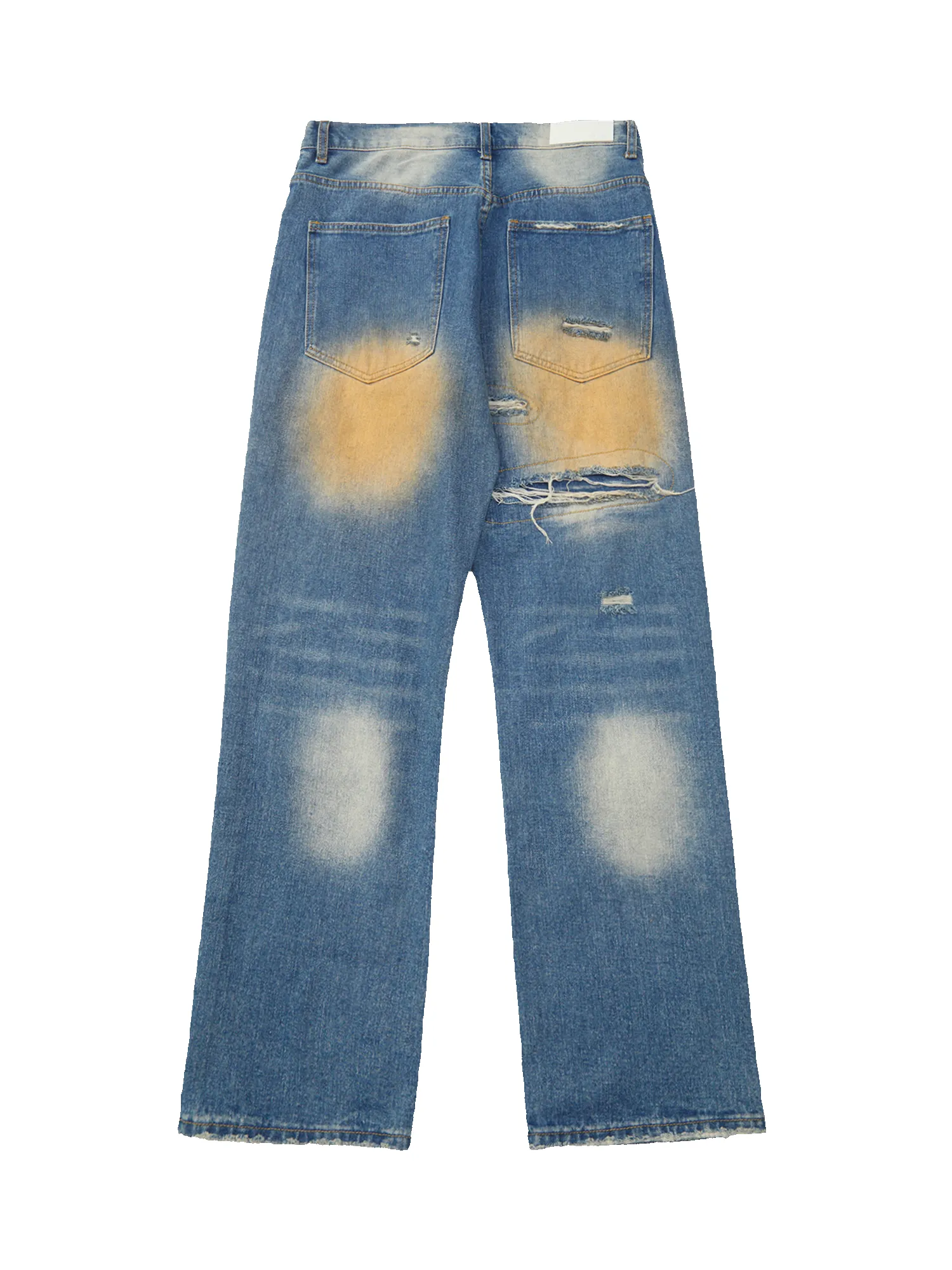 Thesupermade High Street Washed Spray Paint Ripped Jeans sold by Thesupermade product image thumbnail 2