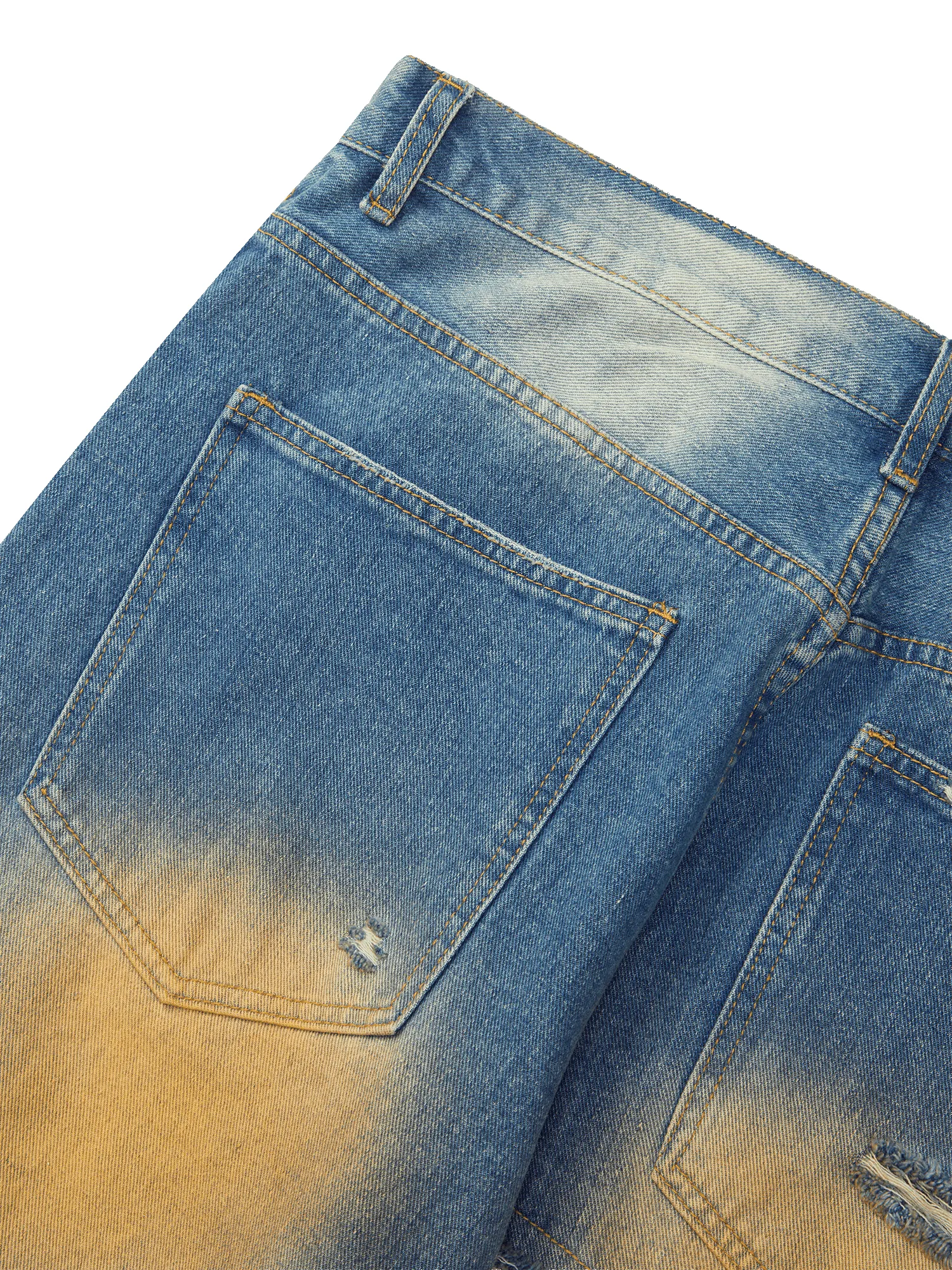 Thesupermade High Street Washed Spray Paint Ripped Jeans sold by Thesupermade product image thumbnail 3