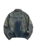 Thesupermade High Street Hip-hop Distressed Washed Denim Jacket - 2242 sold by Thesupermade