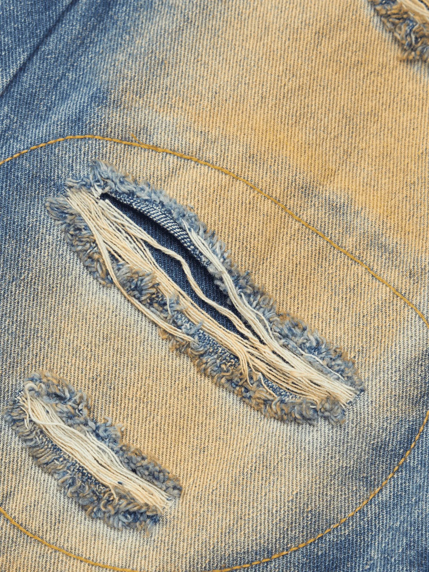 Thesupermade High Street Washed Spray Paint Ripped Jeans sold by Thesupermade product image thumbnail 4