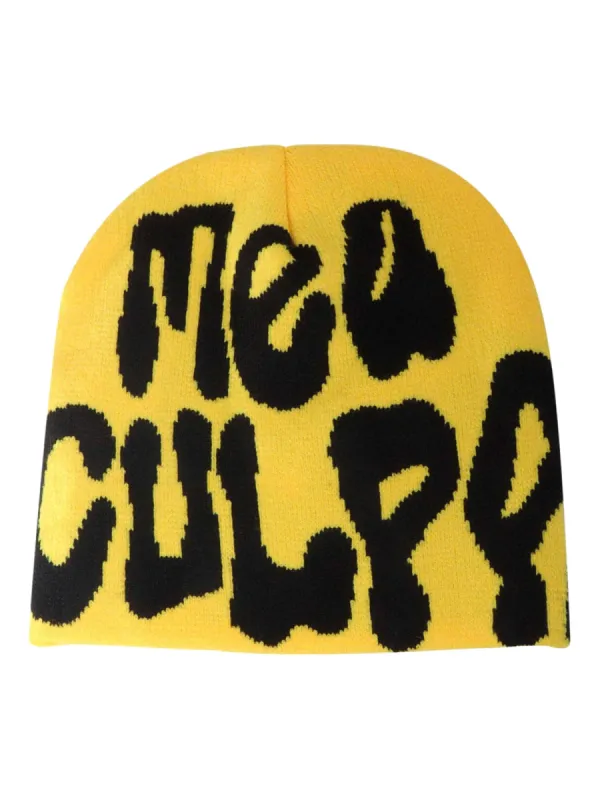 Thesupermade Letter Knitted Hat sold by Thesupermade