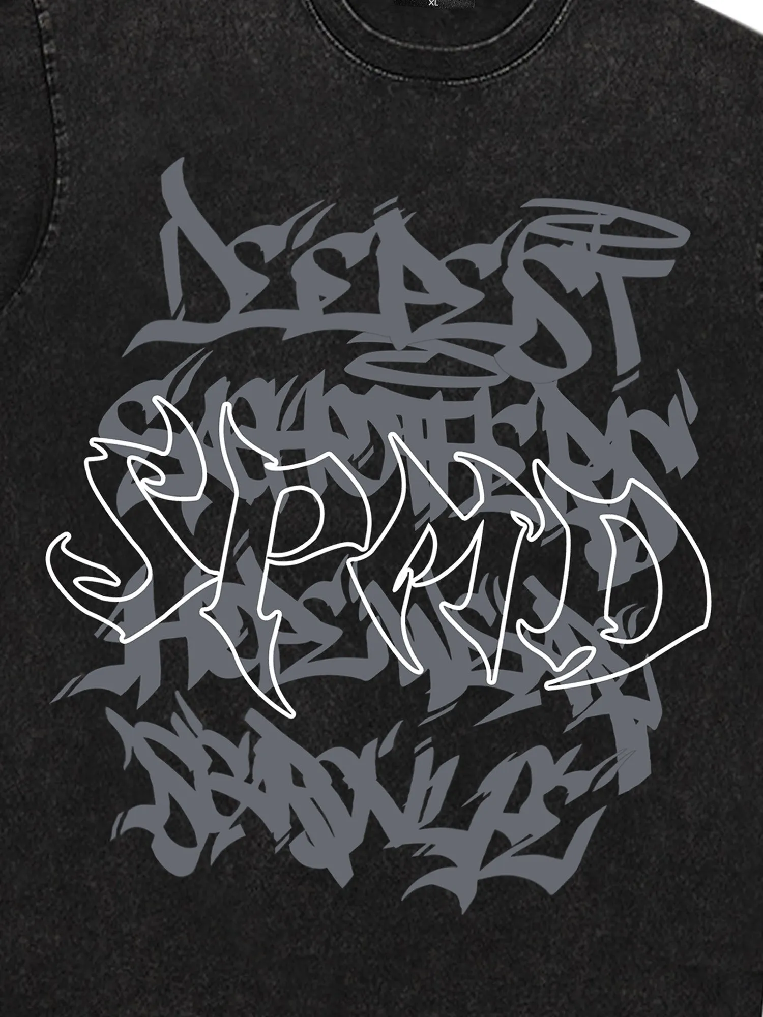 Thesupermade Fun Alphabet Print T-Shirt sold by Thesupermade product image thumbnail 3