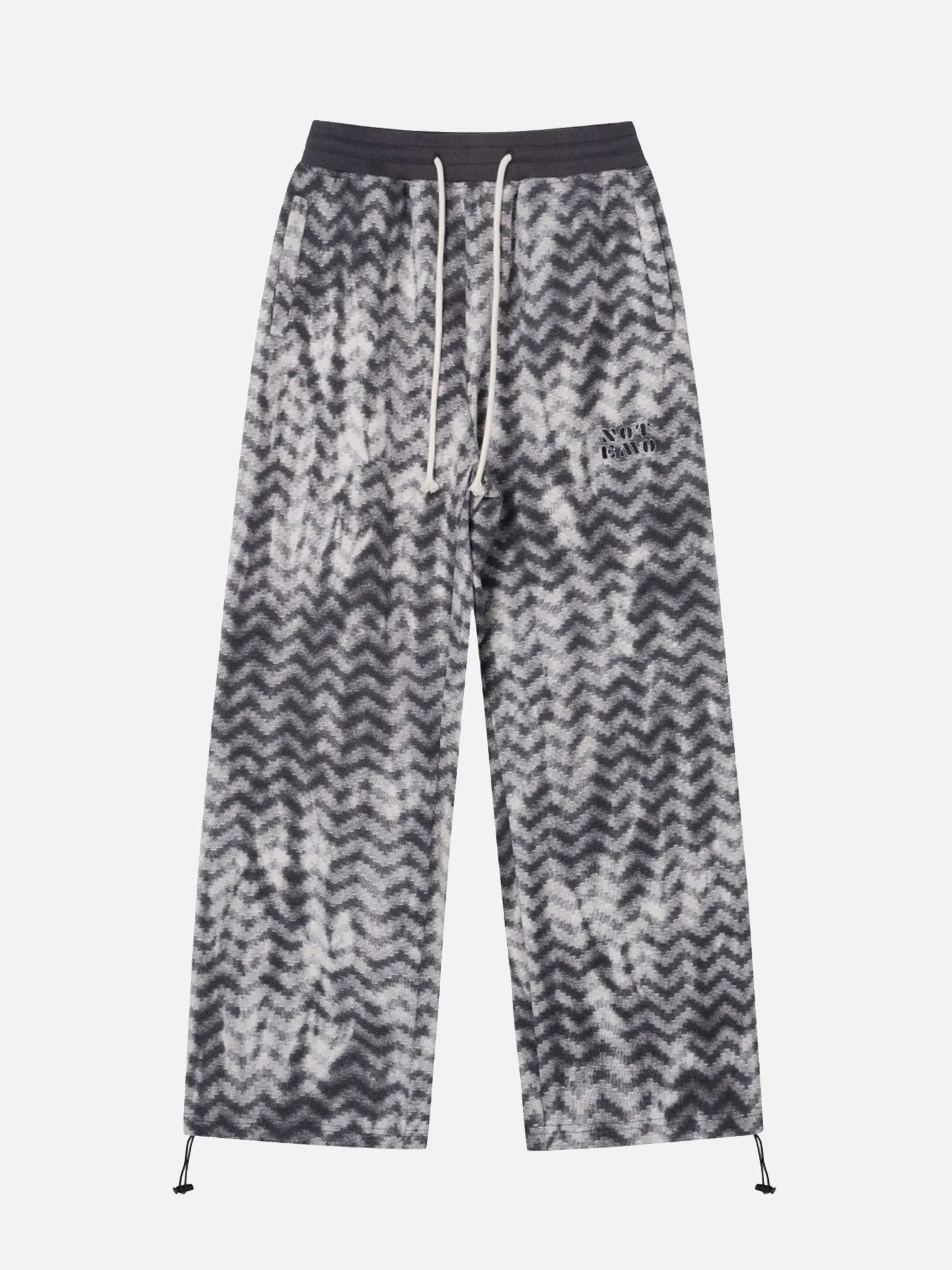 Corrugated Contrast Drawstring Casual Sweatpants sold by Thesupermade product image thumbnail 3