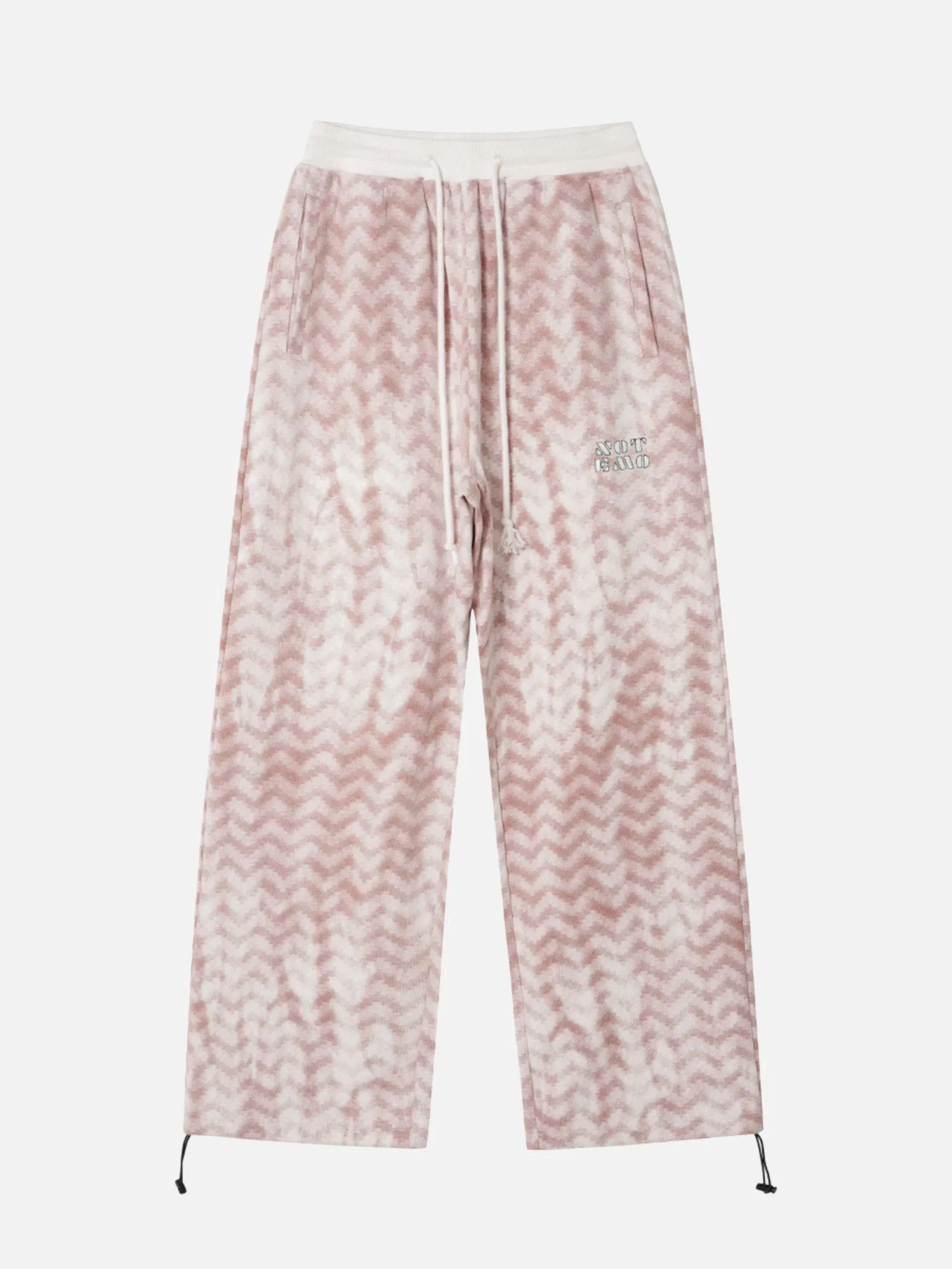 Corrugated Contrast Drawstring Casual Sweatpants sold by Thesupermade
