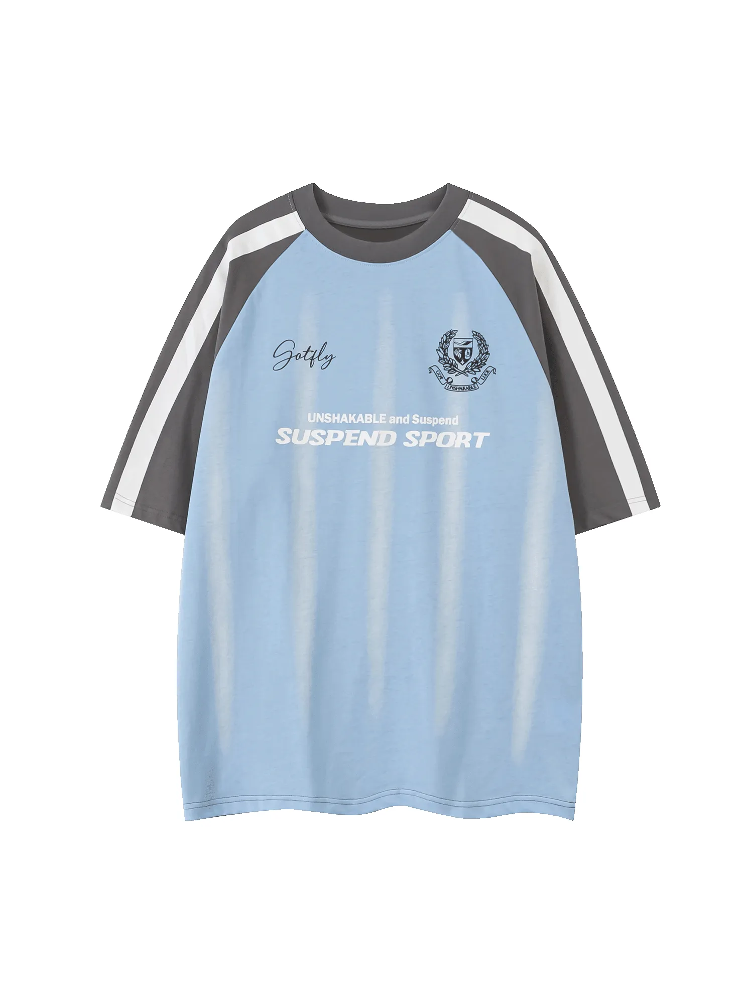 Thesupermade Sports Badge Jersey Street Rap T-Shirt sold by Thesupermade product image thumbnail 2