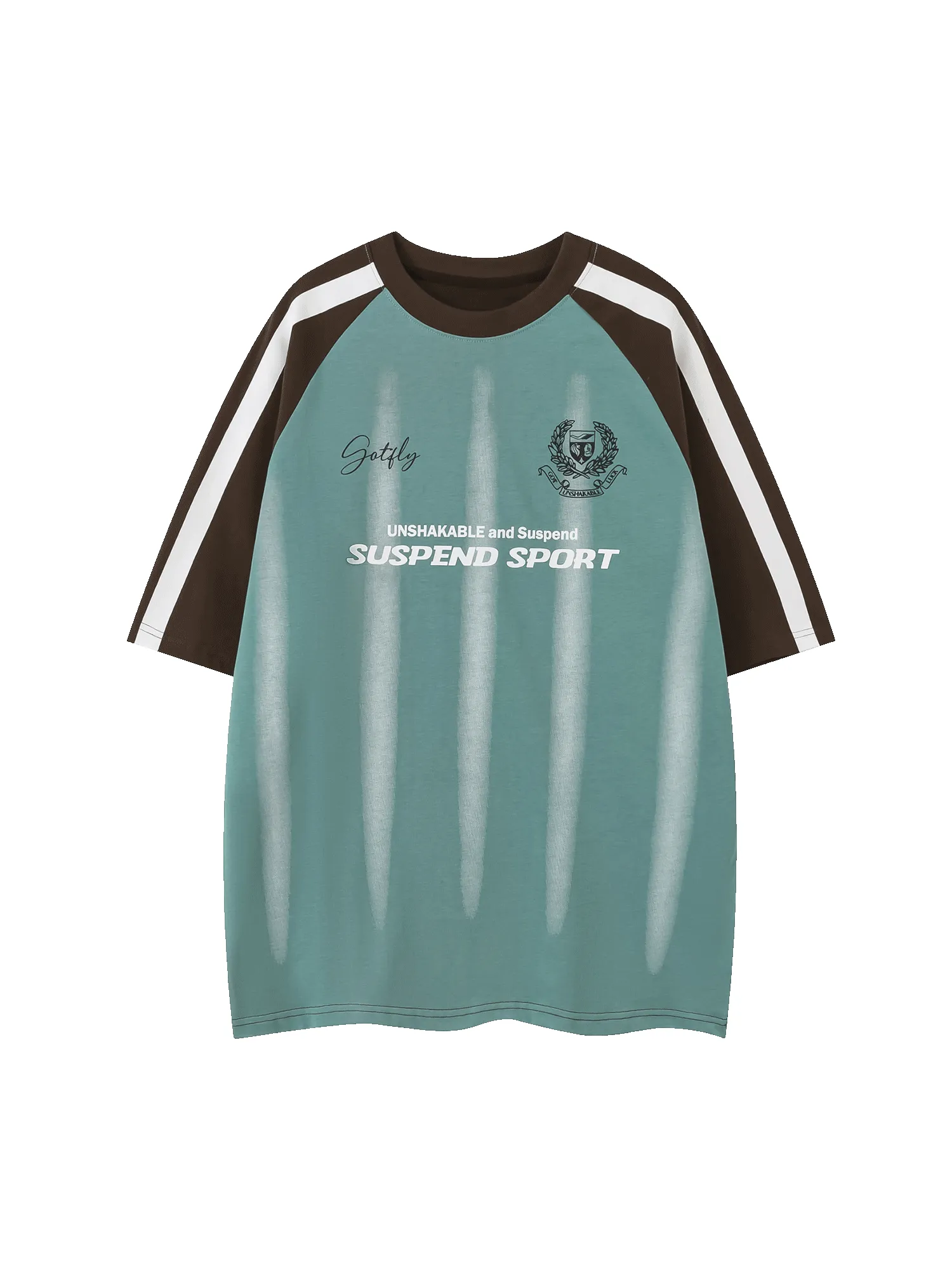 Thesupermade Sports Badge Jersey Street Rap T-Shirt sold by Thesupermade