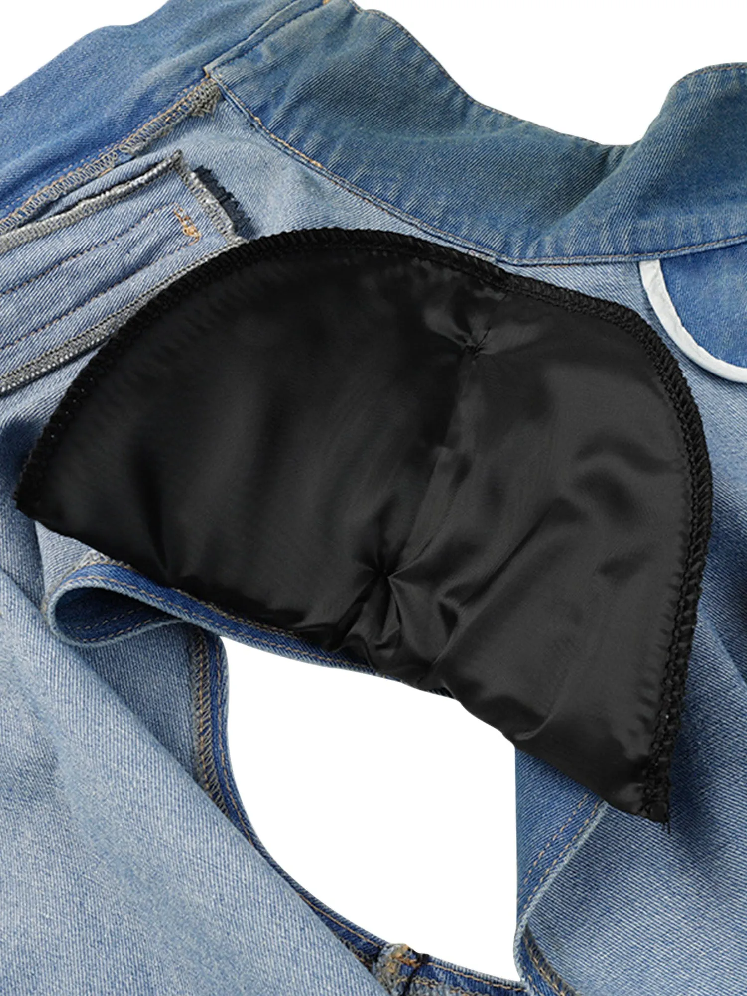 Thesupermade Retro Street Washed Denim Vest - 2142 sold by Thesupermade product image thumbnail 5